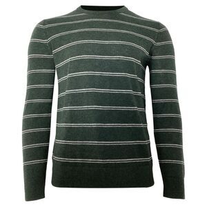 Theory Riland Crewneck Sweater in Green Wool